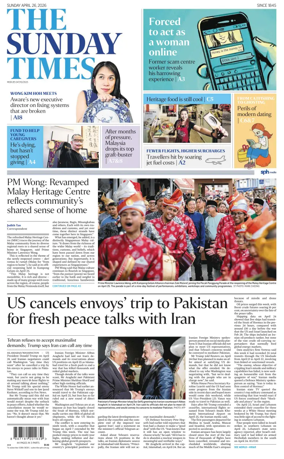 Cover of The Straits Times