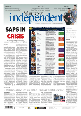 Cover of The Sunday Independent