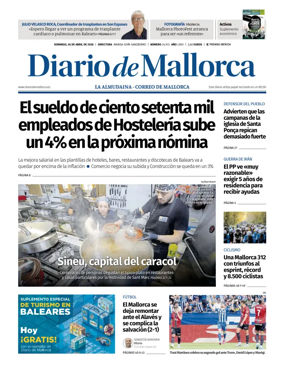Cover of Diario de Mallorca