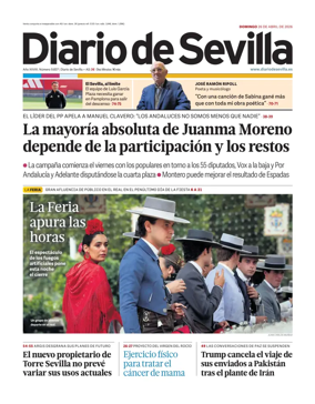 Cover of Diario de Sevilla