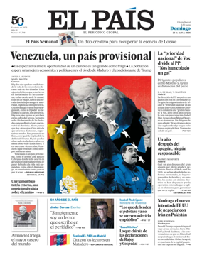 Cover of El Pais Madrid