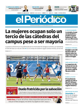 Cover of El Periodico Aragon