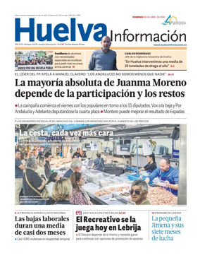 Cover of Huelva Informacion