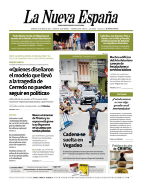 Cover of La Nueva Espana (Occidente)