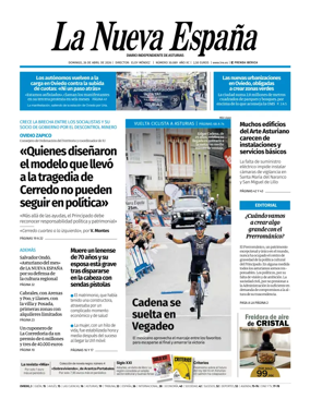 Cover of La Nueva Espana (Oviedo)