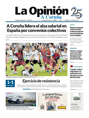 Cover of La Opinion de A Coruna