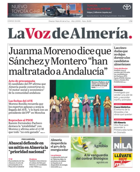 Cover of La Voz de Almeria