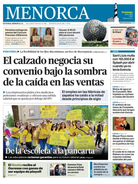 Cover of Menorca Diario Insular