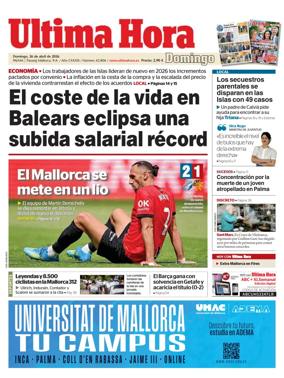 Cover of Ultima Hora