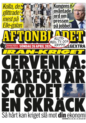 Cover of Aftonbladet