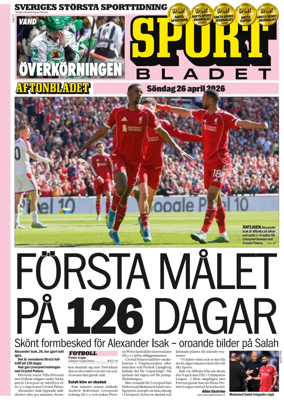 Cover of Sportbladet