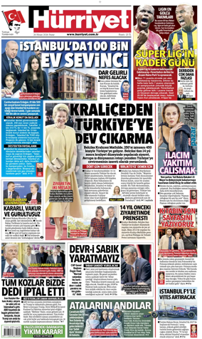 Cover of Hurriyet