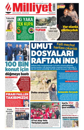 Cover of Milliyet