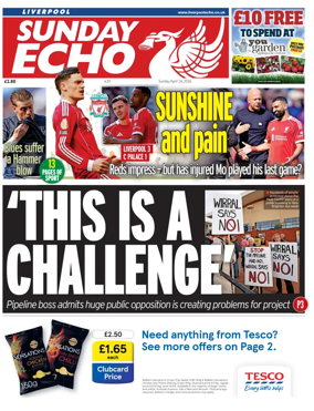 Cover of Liverpool Echo