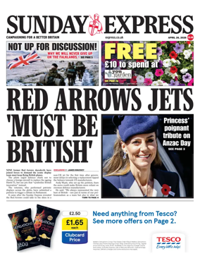Cover of Sunday Express