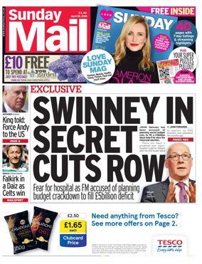 Cover of Sunday Mail (UK)