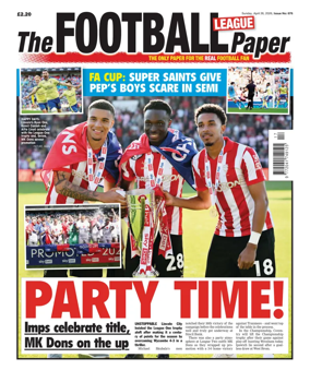 Cover of The Football League Paper