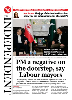 Cover of The Independent