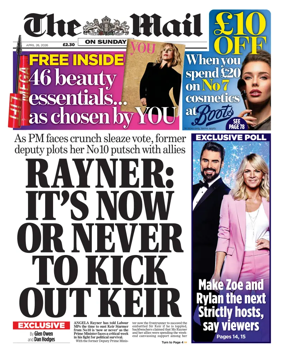 Cover of The Mail on Sunday