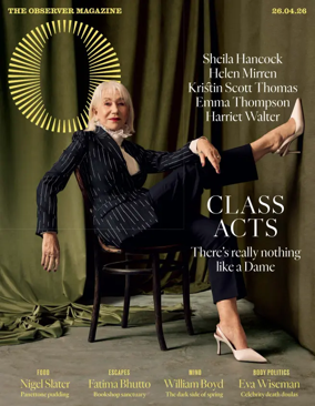 Cover of The Observer Magazine