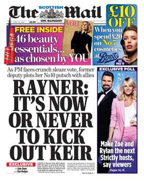 Cover of The Scottish Mail on Sunday