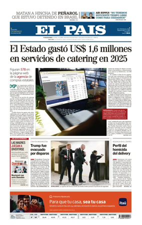 Cover of El Pais (Uruguay)