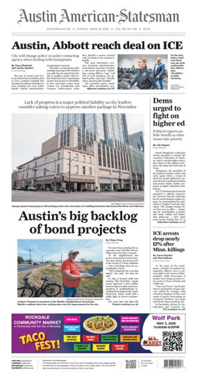 Cover of Austin American-Statesman