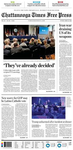Cover of Chattanooga Times Free Press