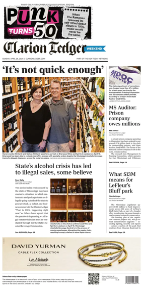 Cover of Clarion Ledger