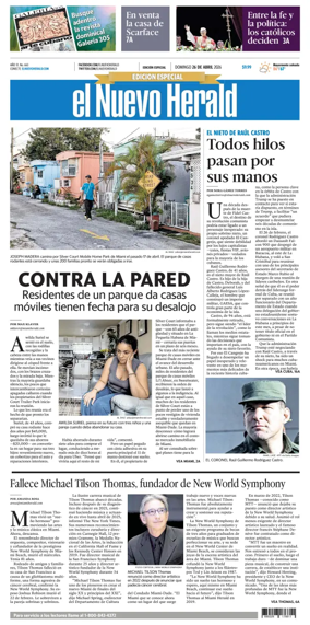 Cover of El Nuevo Herald (Sunday)