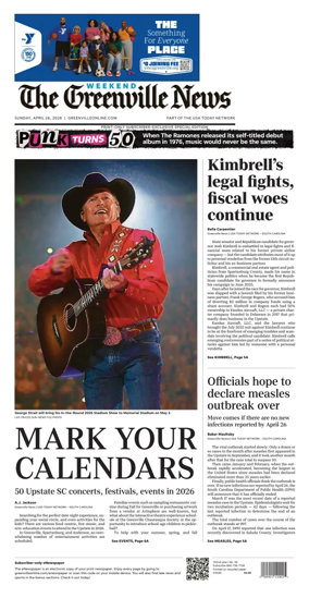 Cover of The Greenville News