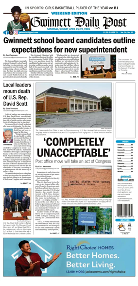 Cover of Gwinnett Daily Post