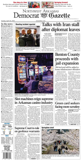 Cover of Northwest Arkansas Democrat-Gazette