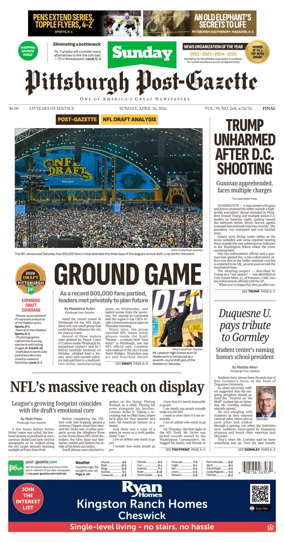 Cover of Pittsburgh Post-Gazette
