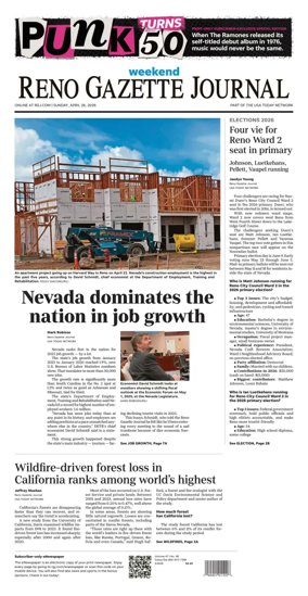 Cover of Reno Gazette Journal