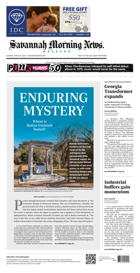 Cover of Savannah Morning News