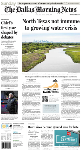 Cover of The Dallas Morning News