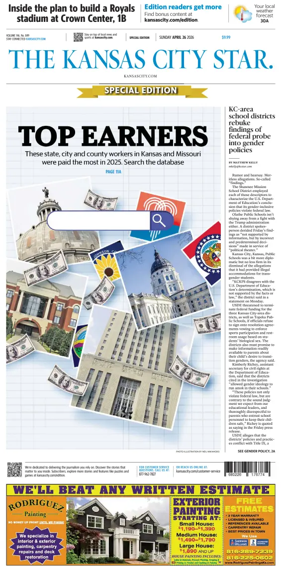 Cover of The Kansas City Star (Sunday)