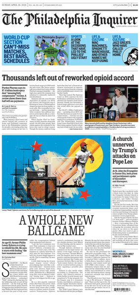 Cover of The Philadelphia Inquirer