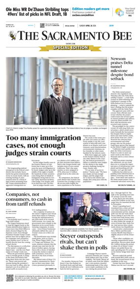 Cover of The Sacramento Bee (Sunday)