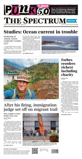 Cover of The Spectrum & Daily News