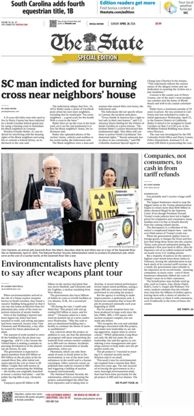 Cover of The State (Sunday)