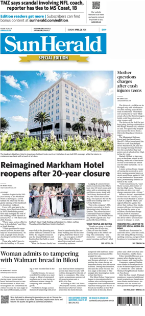 Cover of The Sun Herald (Sunday)