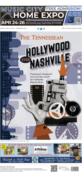 Cover of The Tennessean