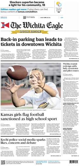 Cover of The Wichita Eagle (Sunday)