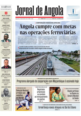 Cover of Jornal de Angola