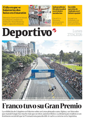 Cover of Deportivo