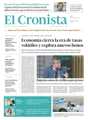 Cover of El Cronista