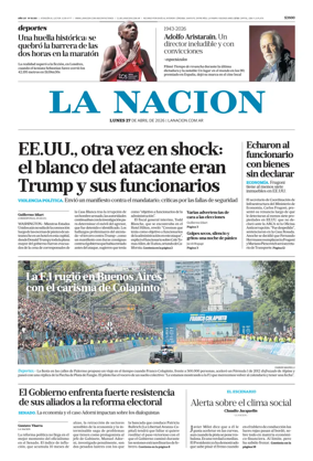 Cover of La Nacion