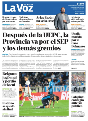 Cover of La Voz del Interior